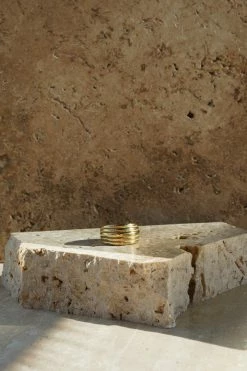 ZNY All Accessories Minnie 14K Gold Plated Chunky Gold Plated Ring - Gold