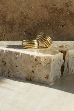 ZNY All Accessories Minnie 14K Gold Plated Chunky Gold Plated Ring - Gold