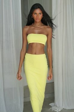 WXI Two Piece Sets Mackenzie Bandeau - Yellow