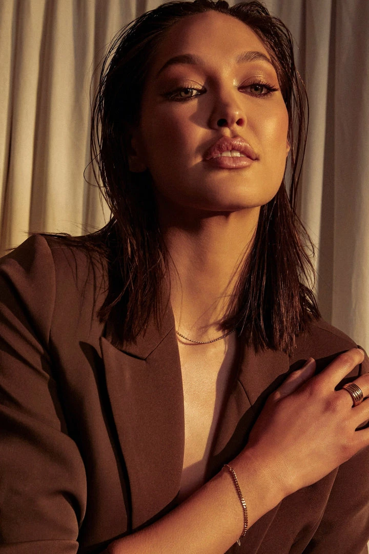 ZNY Emory 14K Gold Plated Small Chain Bracelet/Anklet - Gold All Accessories 2 ZNY Emory 14K Gold Plated Small Chain Bracelet/Anklet - Gold All Accessories