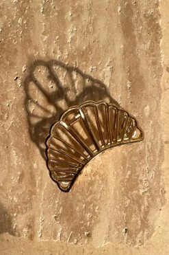 ZNY All Accessories Juliana 14K Gold Plated Hair Claw - Gold