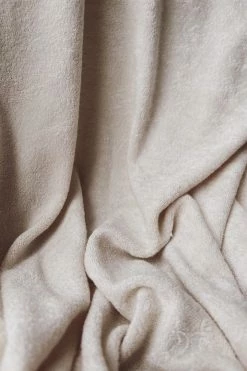 WNG Marina Terry Towelling Thin Strap Crop Top - Cream All Tops