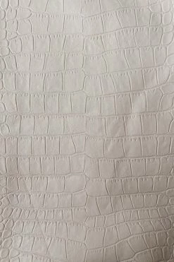 WNT Annabelle High Waisted Croc Skinny Pant - Cream