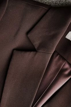 WNT Kendall Cut Out Blazer Playsuit- Chocolate The Future Is Female