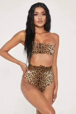 DGH Hadley High Waisted Bottoms - Leopard 9 DGH Hadley High Waisted Bottoms - Leopard