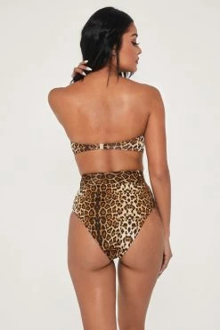 DGH Hadley High Waisted Bottoms - Leopard 7 DGH Hadley High Waisted Bottoms - Leopard