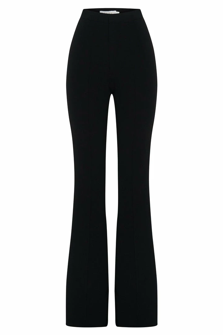 QNG Zendaya Highwaisted Flare Pants - Black 10 QNG Zendaya Highwaisted Flare Pants - Black