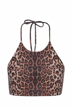 GLD Rexana Apron Bikini Top - Leopard MESHKI SWIM