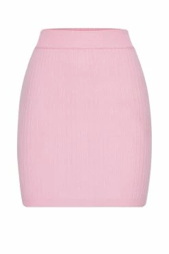 SOP All Bottoms Cece Ribbed Mini Skirt - Pink 13 SOP All Bottoms Cece Ribbed Mini Skirt - Pink