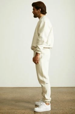 QNG Two Piece Sets Charlie Unisex Cosy Jogger - Snow Marle