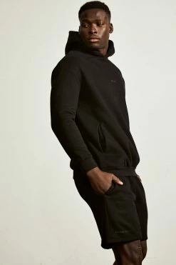 QNG Bay Unisex Oversized Cosy Hoodie - Black