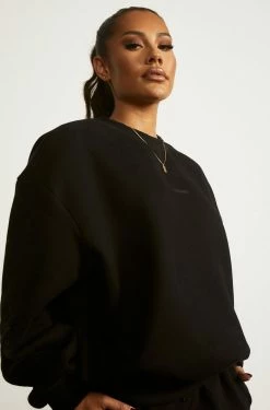 QNG Two Piece Sets Max Unisex Crew Neck Cosy Sweater - Black 22 QNG Two Piece Sets Max Unisex Crew Neck Cosy Sweater - Black