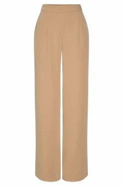 WNG Saskia Straight Leg Trousers - Camel