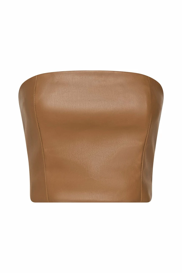 LCH Two Piece Sets Pamela Lace Up Back Top - Dark Tan 14 LCH Two Piece Sets Pamela Lace Up Back Top - Dark Tan