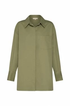WNT Talia Oversized Shirt - Green