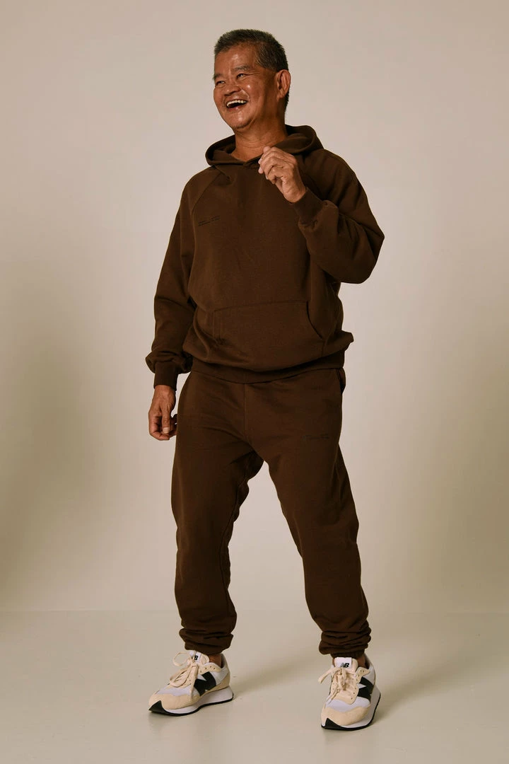 QNG Sweaters & Hoodies Monika Loopback Oversized Hoodie - Chocolate 1 QNG Sweaters & Hoodies Monika Loopback Oversized Hoodie - Chocolate