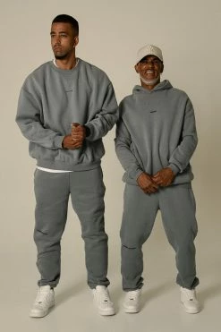 QNG All Bottoms Charlie Unisex Cosy Jogger - Steel Blue