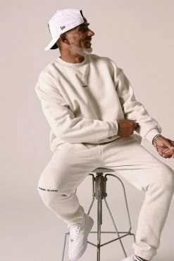 QNG Two Piece Sets Charlie Unisex Cosy Jogger - Snow Marle