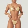 DGH Amalia Tie Up Bikini Bottoms - Gold