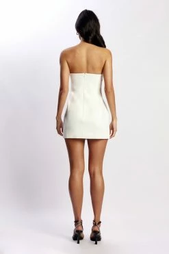 WNT Maci Crepe Mini Dress - White