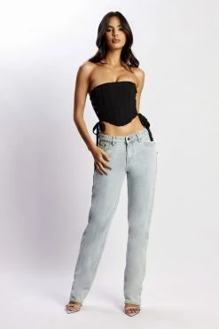 BSD Elizabeth Strapless Corset Top - Black