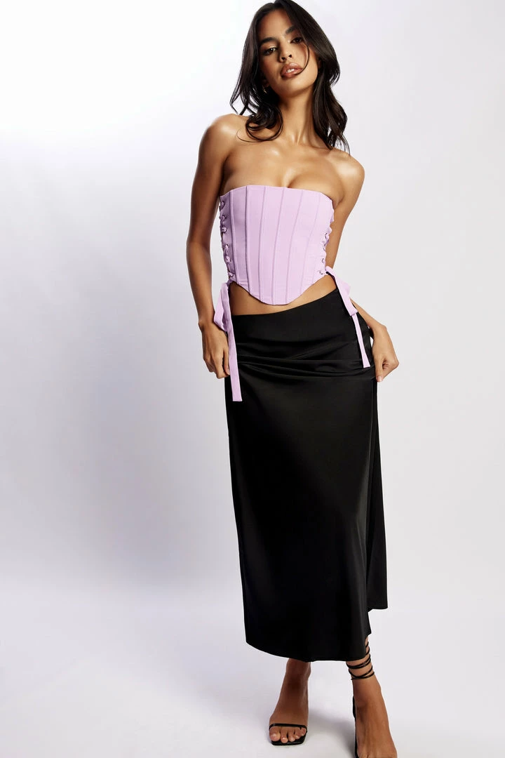 BSD Elizabeth Strapless Corset Top - Lilac 6 BSD Elizabeth Strapless Corset Top - Lilac