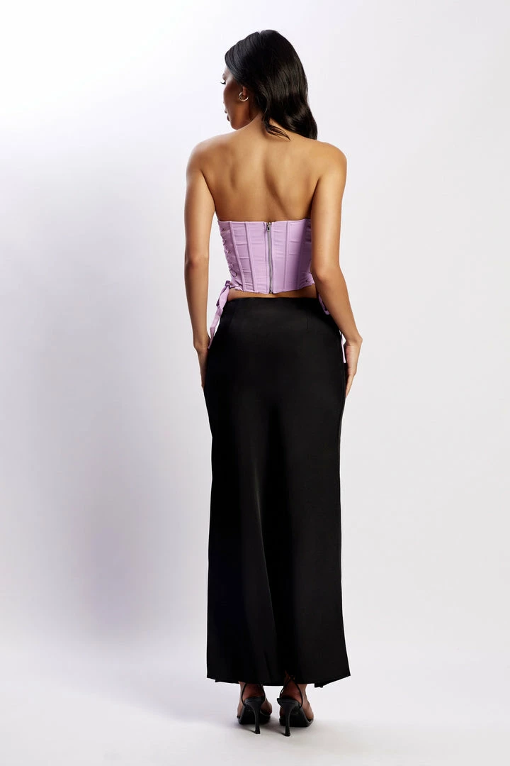 BSD Elizabeth Strapless Corset Top - Lilac 4 BSD Elizabeth Strapless Corset Top - Lilac