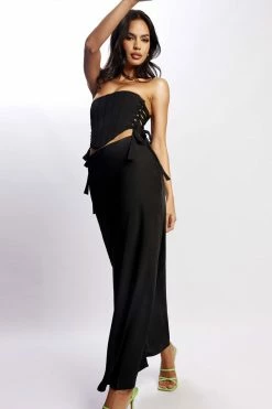 BSD Elizabeth Strapless Corset Top - Black