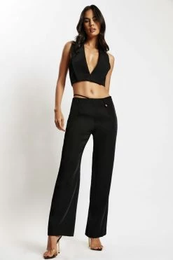 WNT Semara Cropped Waistcoat - Black 11 WNT Semara Cropped Waistcoat - Black