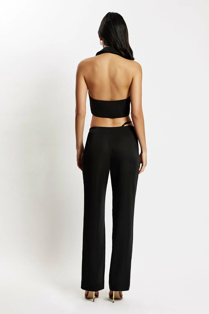 WNT Semara Cropped Waistcoat - Black 2 WNT Semara Cropped Waistcoat - Black