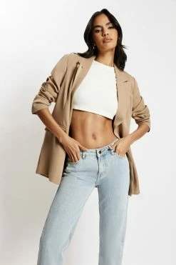 WNT Madison Oversized Blazer - Taupe Coats & Jackets