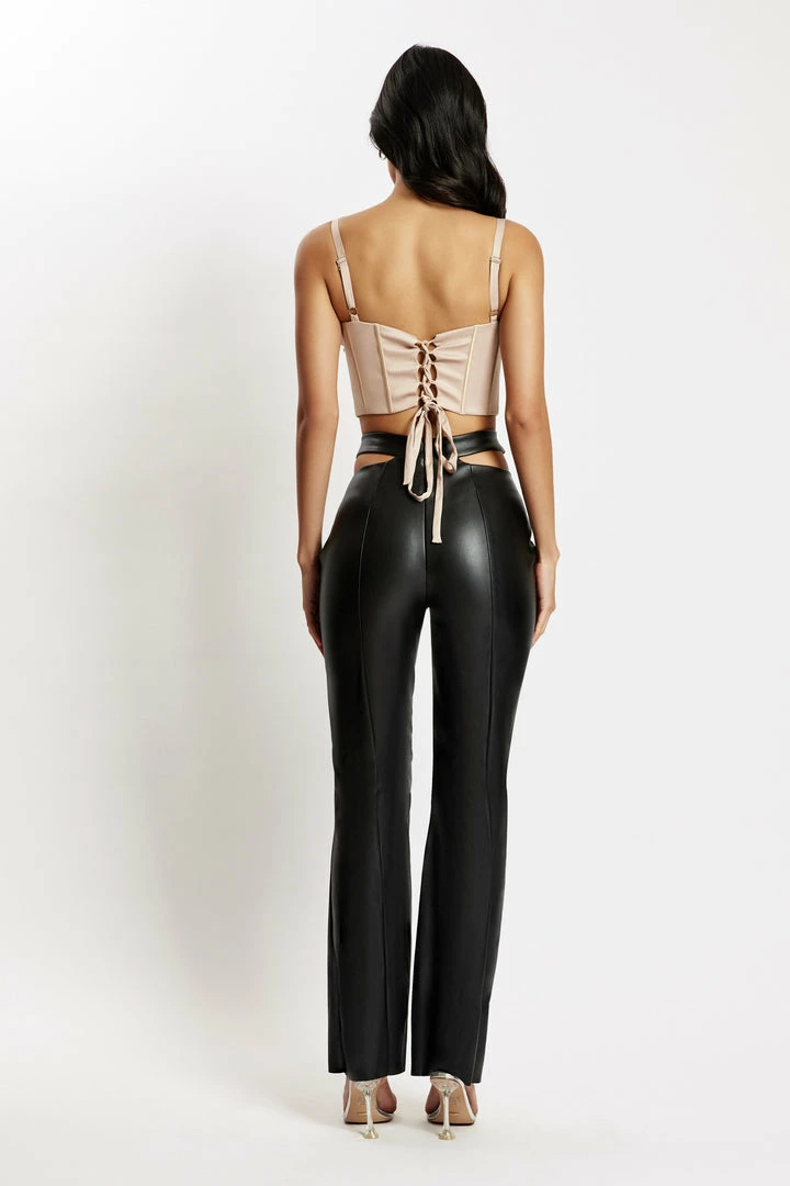 QNG Kristy Shirring Bust Corset Top - Champagne All Tops 2 QNG Kristy Shirring Bust Corset Top - Champagne All Tops