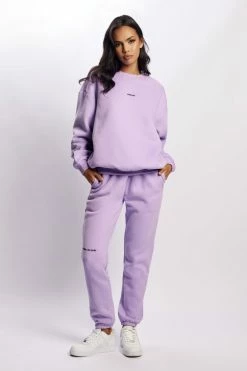 QNG Max Unisex Crew Neck Cosy Sweater - Lilac 9 QNG Max Unisex Crew Neck Cosy Sweater - Lilac
