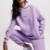 QNG Bay Unisex Oversized Cosy Hoodie - Lilac