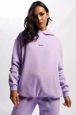QNG Bay Unisex Oversized Cosy Hoodie - Lilac