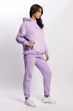 QNG Bay Unisex Oversized Cosy Hoodie - Lilac