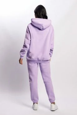 QNG Bay Unisex Oversized Cosy Hoodie - Lilac