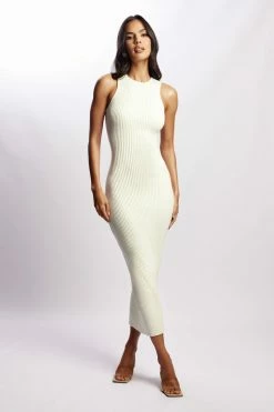 SOP Sienna Knit Maxi Dress - White 14 SOP Sienna Knit Maxi Dress - White
