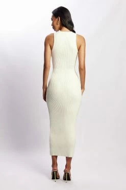 SOP Sienna Knit Maxi Dress - White 16 SOP Sienna Knit Maxi Dress - White