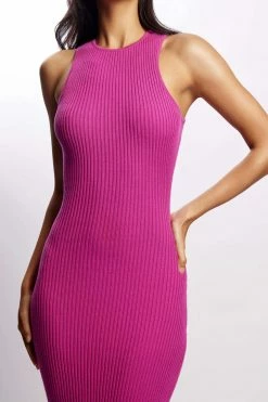 SOP DRESSES Sienna Knit Maxi Dress - Violet