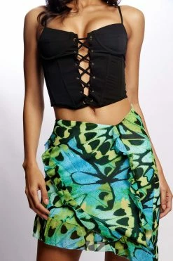 BSD Janice Longline Corset Top - Black 10 BSD Janice Longline Corset Top - Black