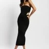 MESHKI U.S Catherine Cut Out Midi Dress - Black DRESSES