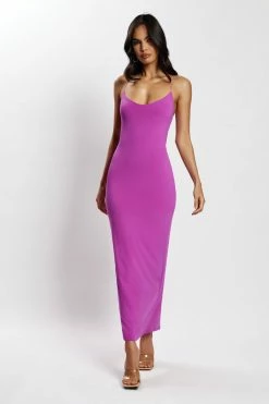 WXI Sabine Backless Maxi Dress - Purple DRESSES 16 WXI Sabine Backless Maxi Dress - Purple DRESSES