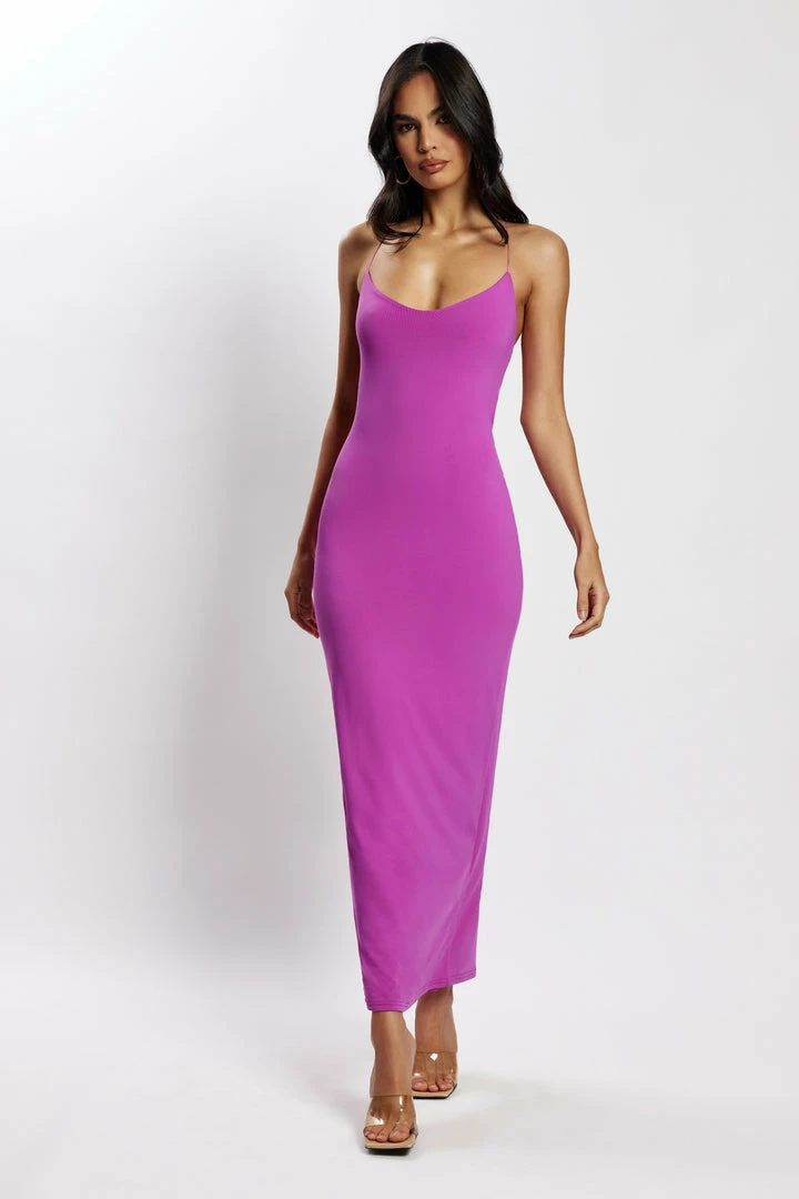 WXI Sabine Backless Maxi Dress - Purple DRESSES 7 WXI Sabine Backless Maxi Dress - Purple DRESSES