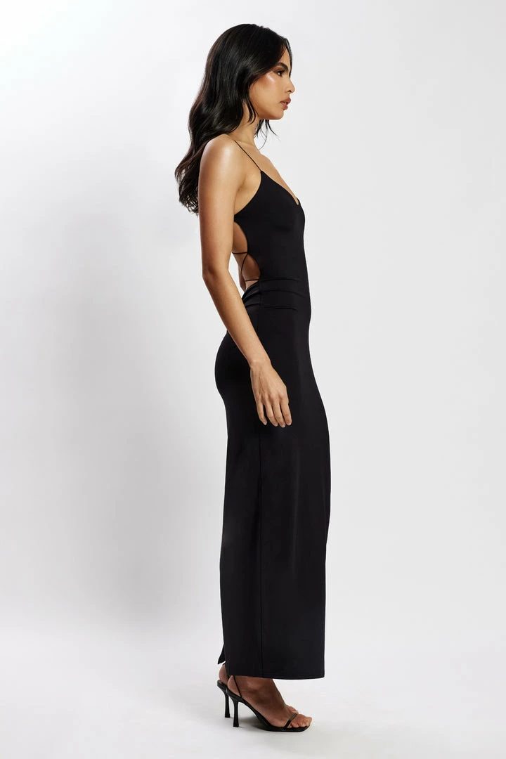 WXI DRESSES Sabine Backless Maxi Dress - Black 4 WXI DRESSES Sabine Backless Maxi Dress - Black