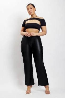 WXI Breanna Cut Out Bodysuit - Black All Tops 16 WXI Breanna Cut Out Bodysuit - Black All Tops