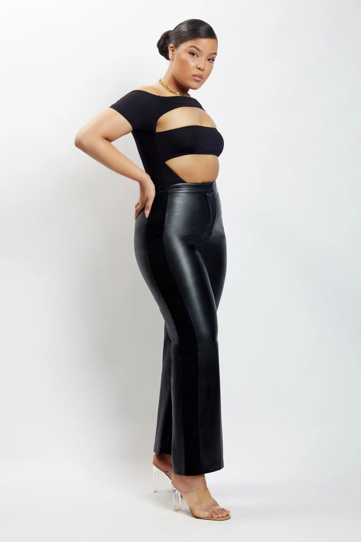 WXI Breanna Cut Out Bodysuit - Black All Tops 8 WXI Breanna Cut Out Bodysuit - Black All Tops