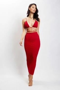 ROM Suzie Triangle Bralette - Chilli Pepper Two Piece Sets