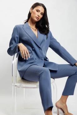 WNT Indie High Waist Pants - Steel Blue 20 WNT Indie High Waist Pants - Steel Blue