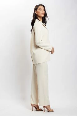 WNT Madison Oversized Blazer - Cream 15 WNT Madison Oversized Blazer - Cream